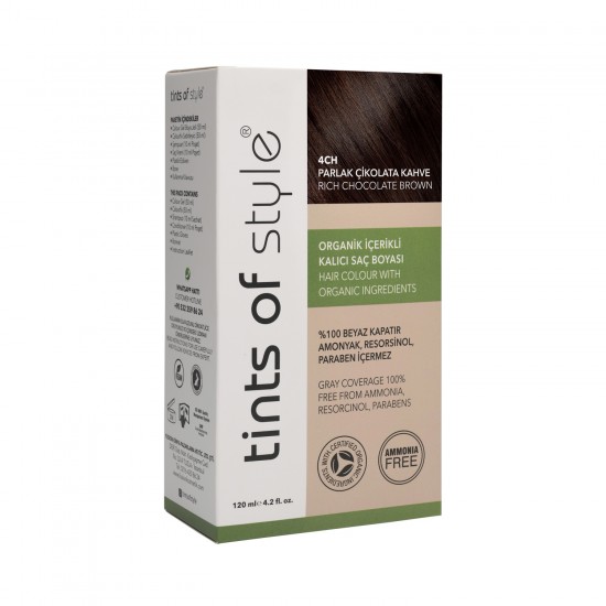 Tints Of Style 4CH Parlak Çikolata Kahve Rich Chocolate Brown